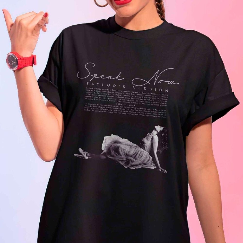 Speak Now Taylor Version Tshirt Enchanted Long Live Shirt